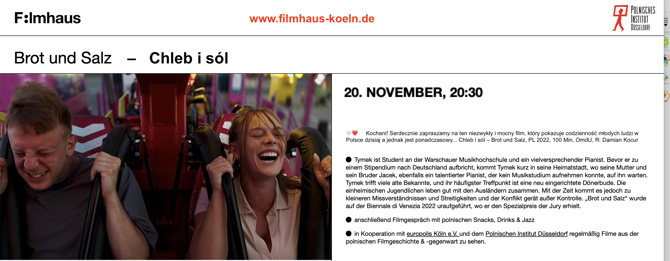 You are currently viewing FILMKLUB: Chleb i sól – Brot und Salz