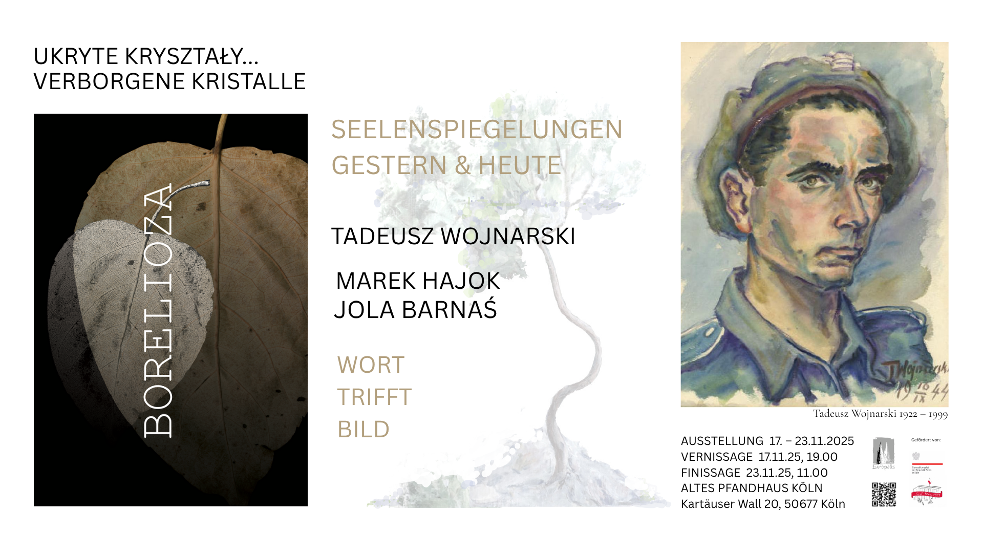 You are currently viewing FINISSAGE: UKRYTE KRYSZTAŁY – VERBORGENE KRISTALLE (Ausstellungsabschluss)