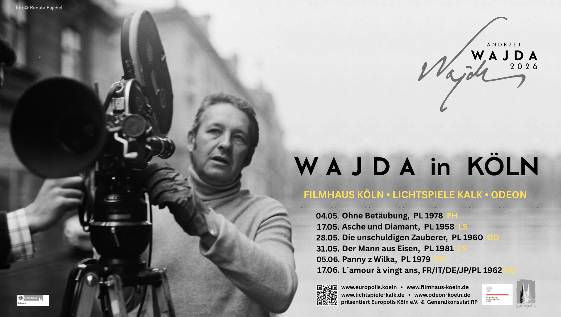 You are currently viewing WAJDA in KÖLN – FILMKLUB: „Bez znieczulenia – Ohne Betäubung” (Festivaleröffnung)