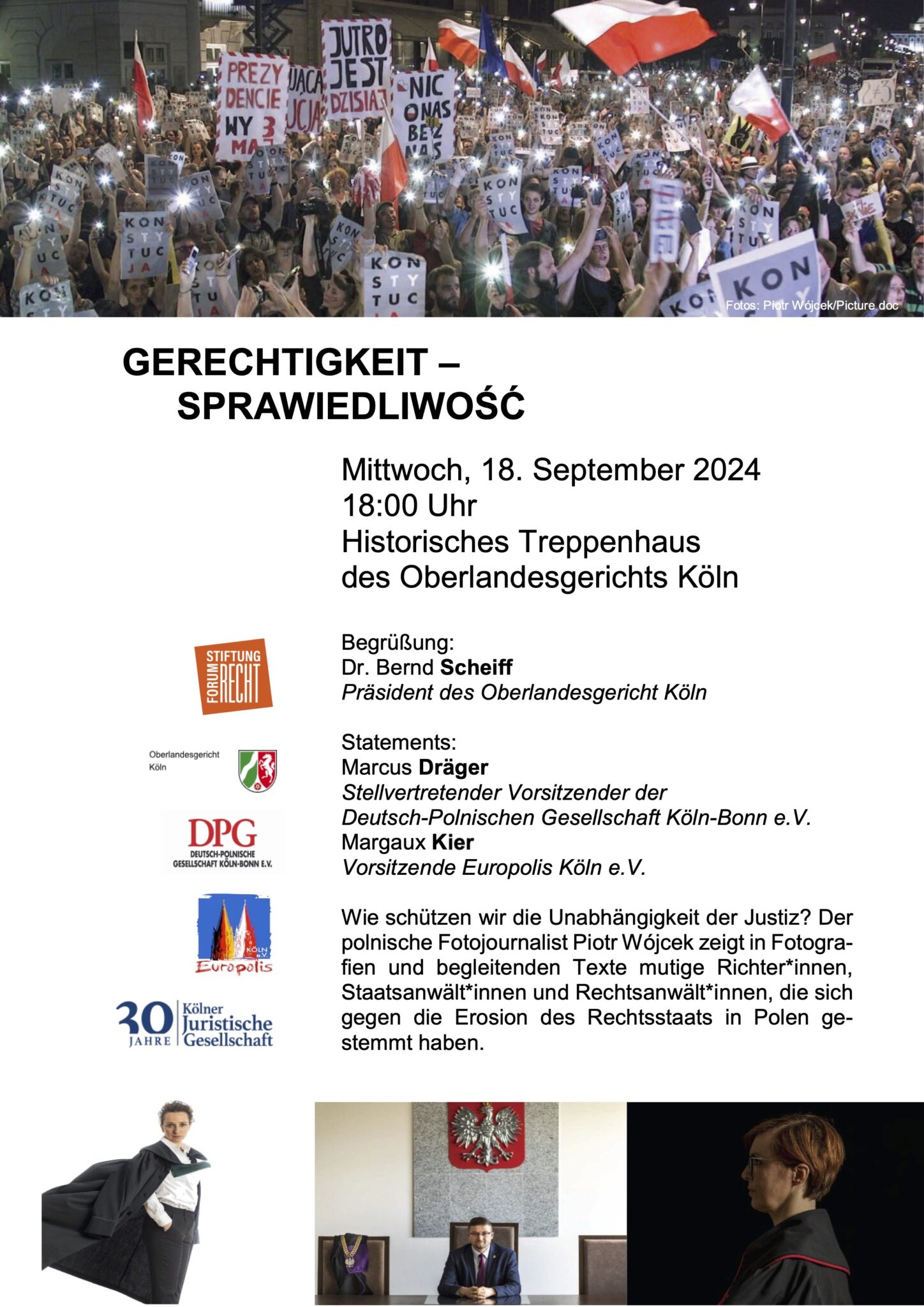 You are currently viewing Eröffnung Ausstellung „Gerechtigkeit – Sprawiedliwość”